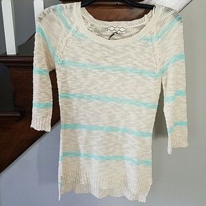 Pink Rose Small, sheer lightweight beachy sweater